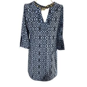 Jude Connally Dress Size XS Blue/White